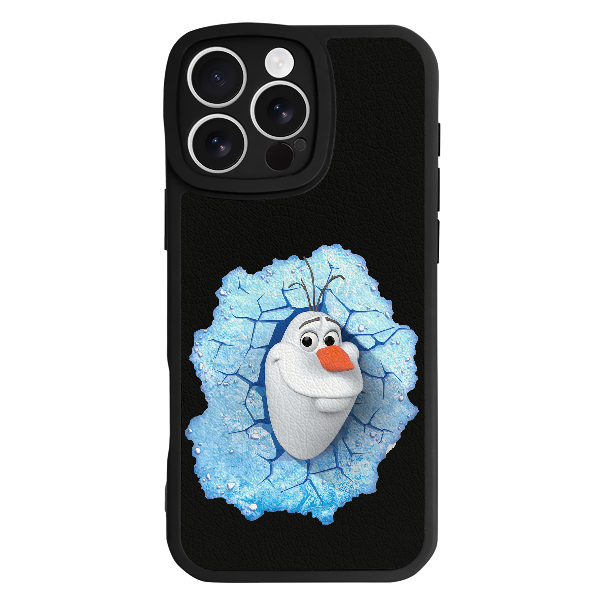 （画像用） アナと雪の女王 アンナ エルサ Frozen Anna Elsa 【iPhone 16シリーズ対応】シリコンスマホケース（レザー調） 材質：シリコン